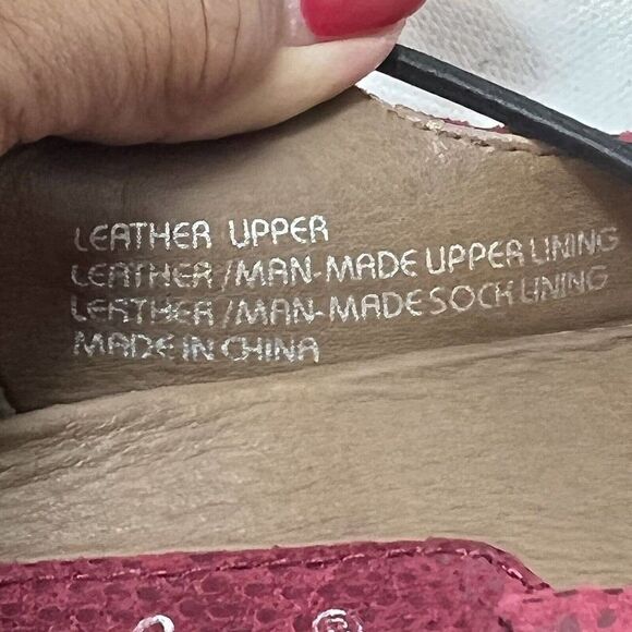 Earthies by Earth Essen Womens Sz 6.5B Burgundy Suede Elastic Ballet Flats Shoes - Picture 10 of 12